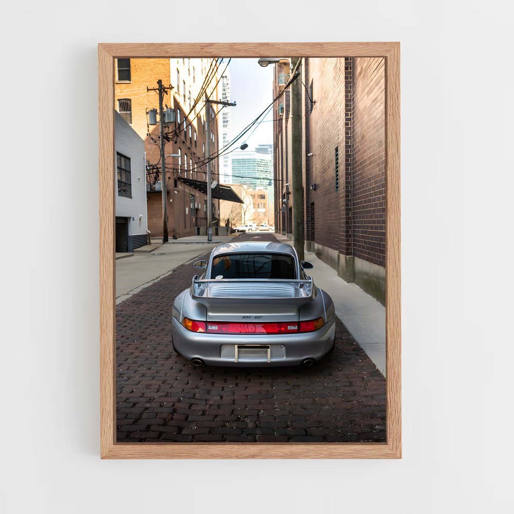 Poster Asphalt Dreams – affiche Porsche (vue 4)